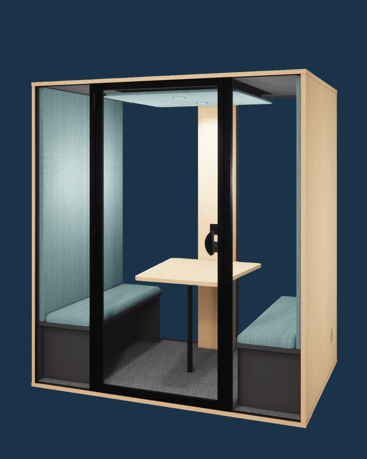 Cabine acoustique XCAB L 4 personnes comparateur modèles